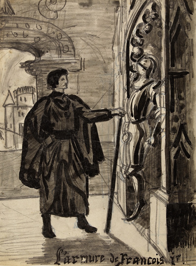 L'armure de François Ier by Артур-Жозеф Генье, 1889 — digital art print download