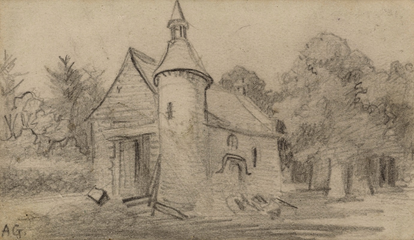 Manoir breton by Артур-Жозеф Генье — digital art print download