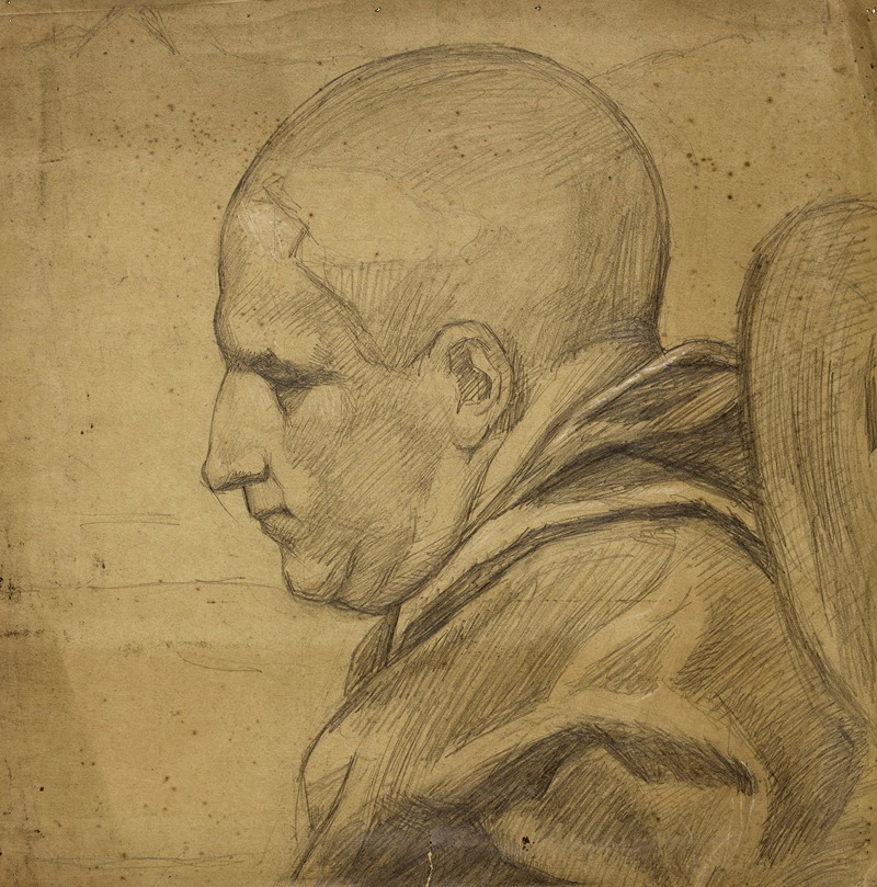 Portrait présumé de Dom Bernardo Laure — Arthur-Joseph Gueniot