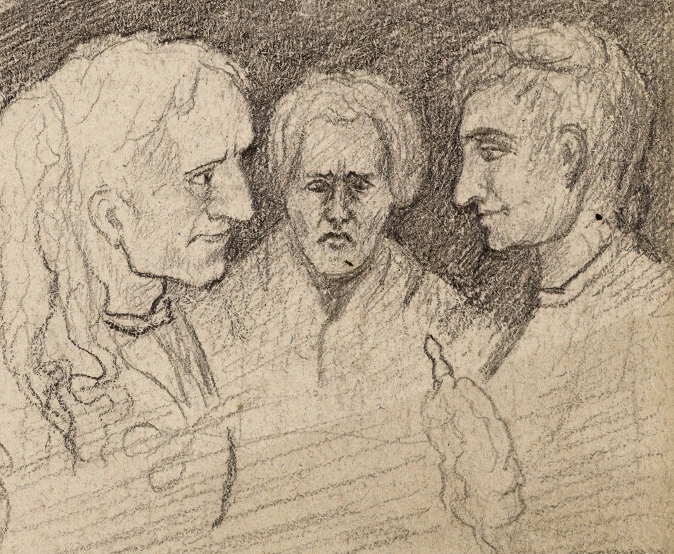 Trois portraits de femmes — Arthur-Joseph Gueniot