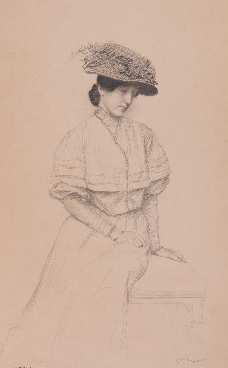 Portrait de femme — Émile Friant