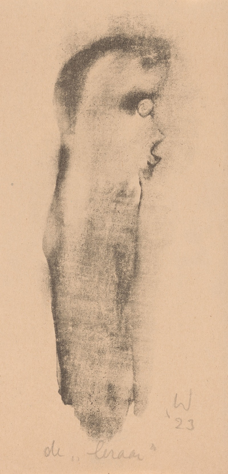 De leraar by Erich Wichmann, 1923 — digital art print download