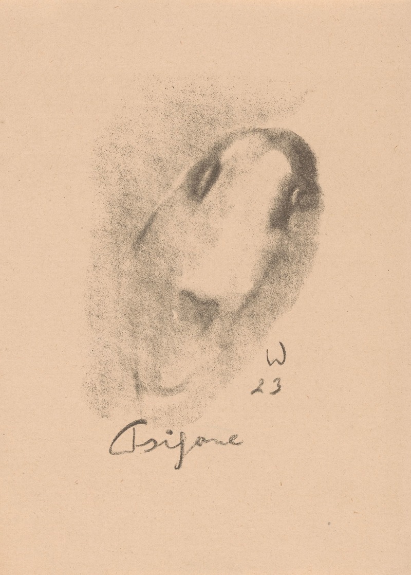 Geabstraheerd gezicht by Эрих Вихманн, 1923 — digital art print download