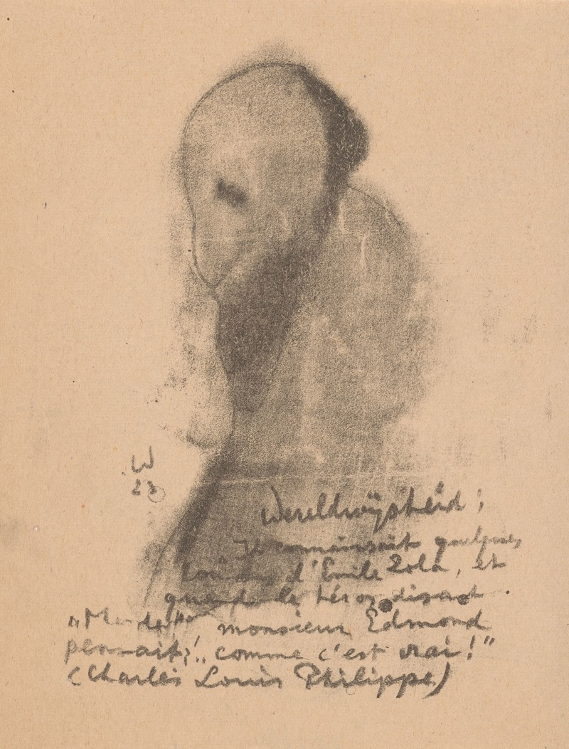 Geabstraheerde figuur met baard by Эрих Вихманн, 1923 — digital art print download