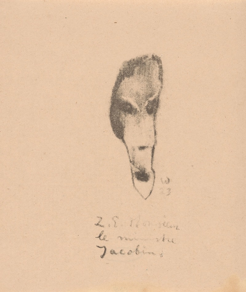 Karikaturaal gezicht by Эрих Вихманн, 1923 — digital art print download