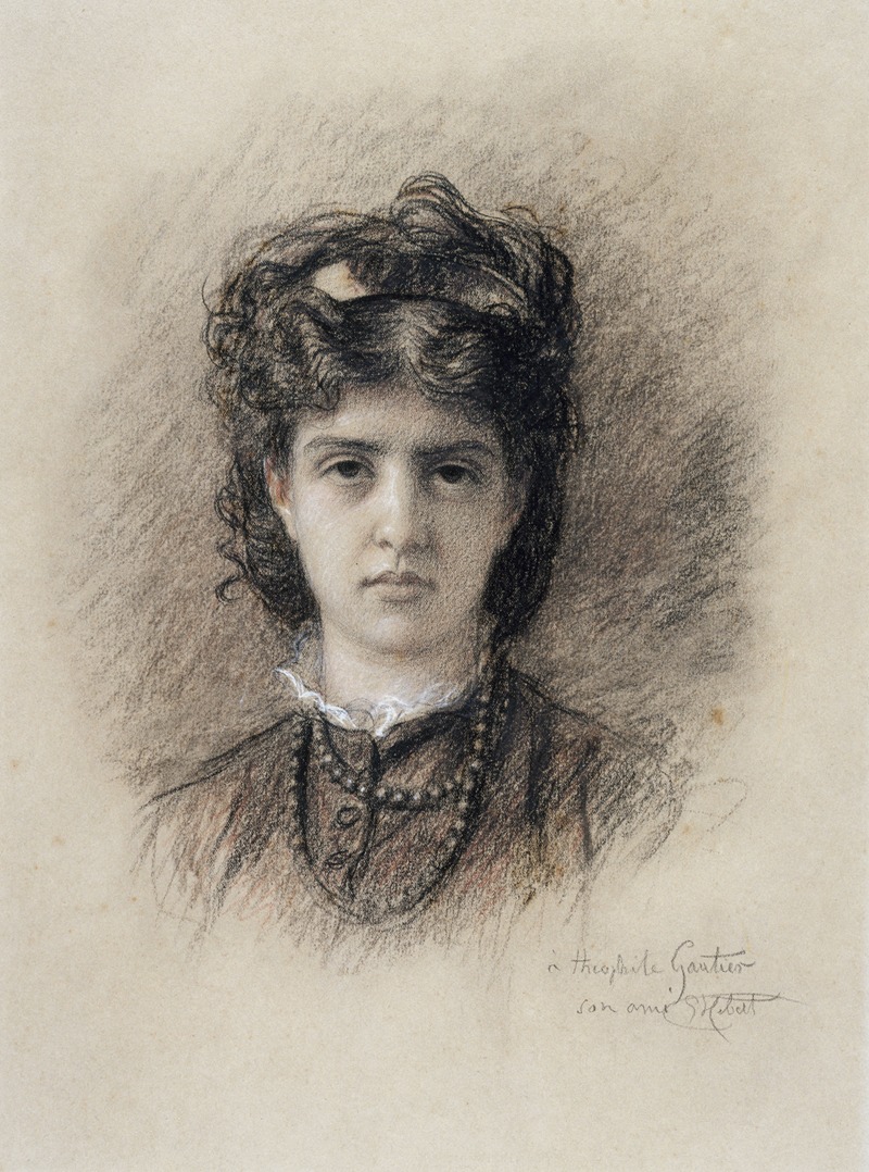 Estelle Gautier by Ernest Hébert — digital art print download