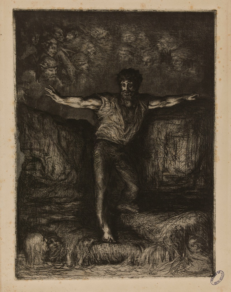 Gilliatt by François-Nicolas Chifflart, 1869 — digital art print download
