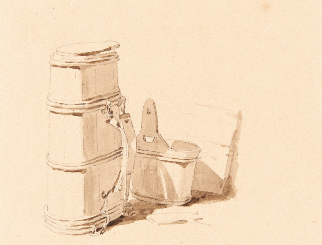 Milchbrente und Milcheimer by Franz Niklaus König — digital art print download