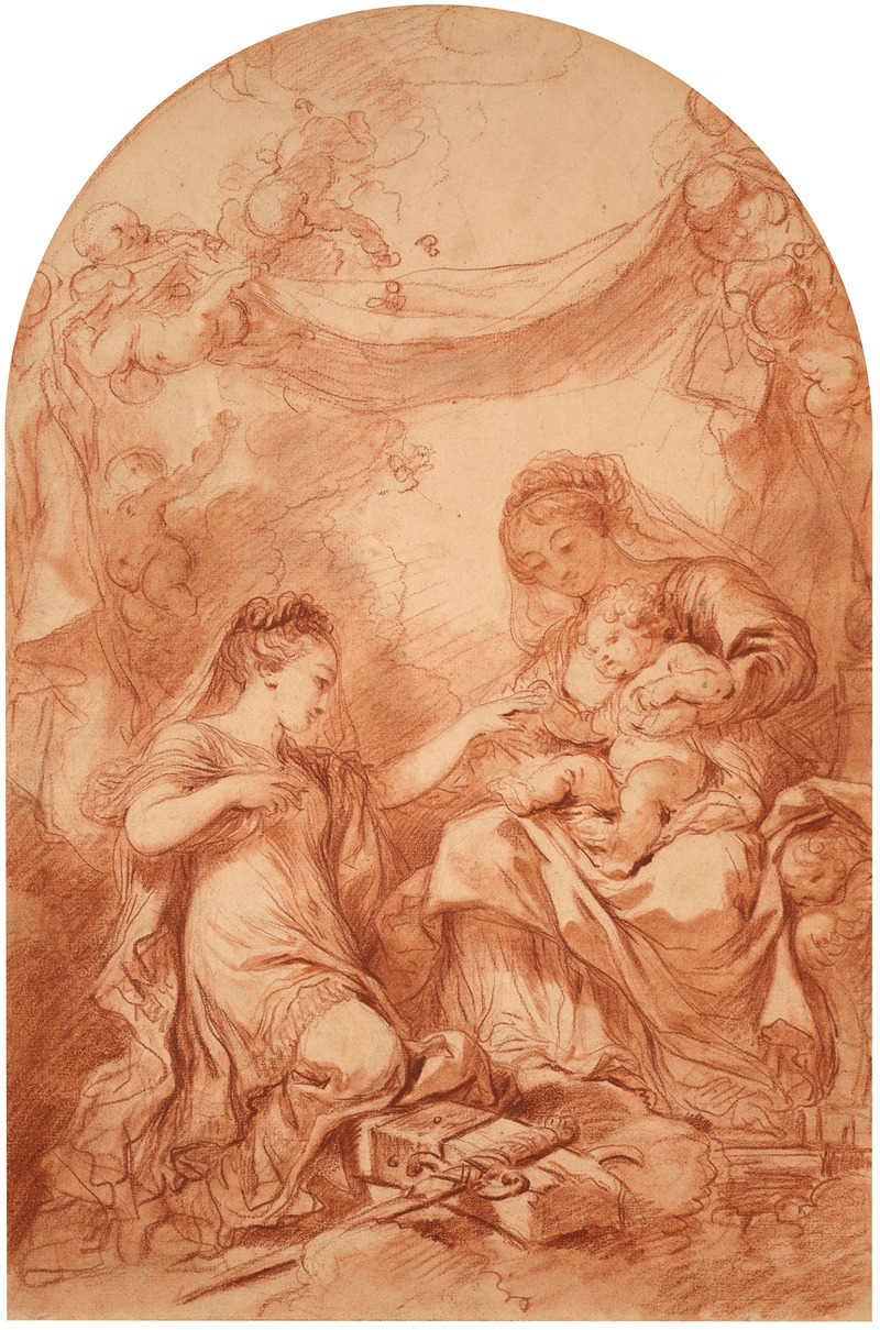 Le mariage mystique de sainte Catherine — Gabriel-François Doyen