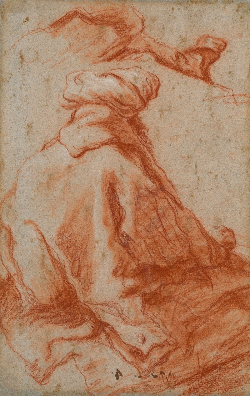 A Man in a Turban, Seen from Behind — Giambattista Tiepolo