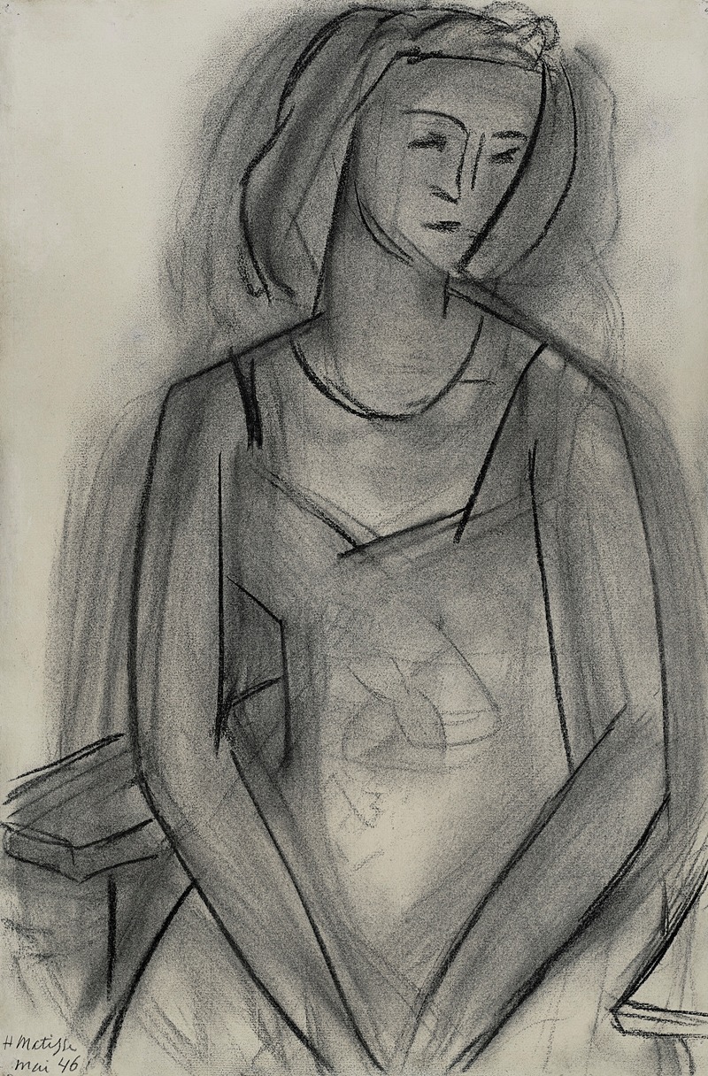 Femme assise (Lucienne Bernard) — Henri Matisse