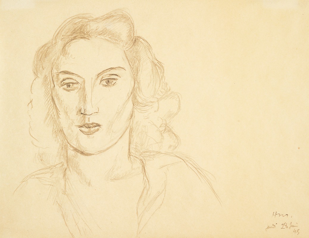 Head Of A Woman — Henri Matisse