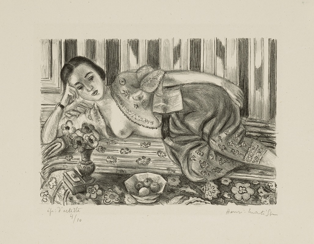 Odalisque à la culotte de satin rouge — Henri Matisse