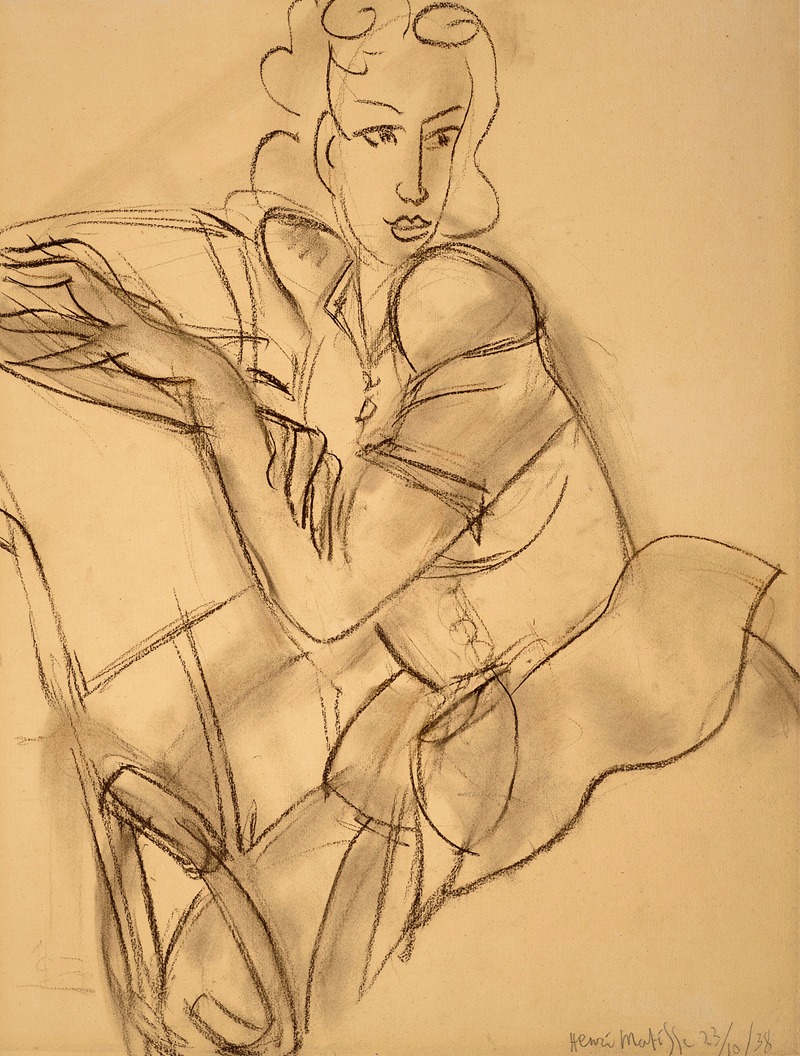 Portrait de la Princesse Galitzine by Анри Матисс, 1938 — digital art print download
