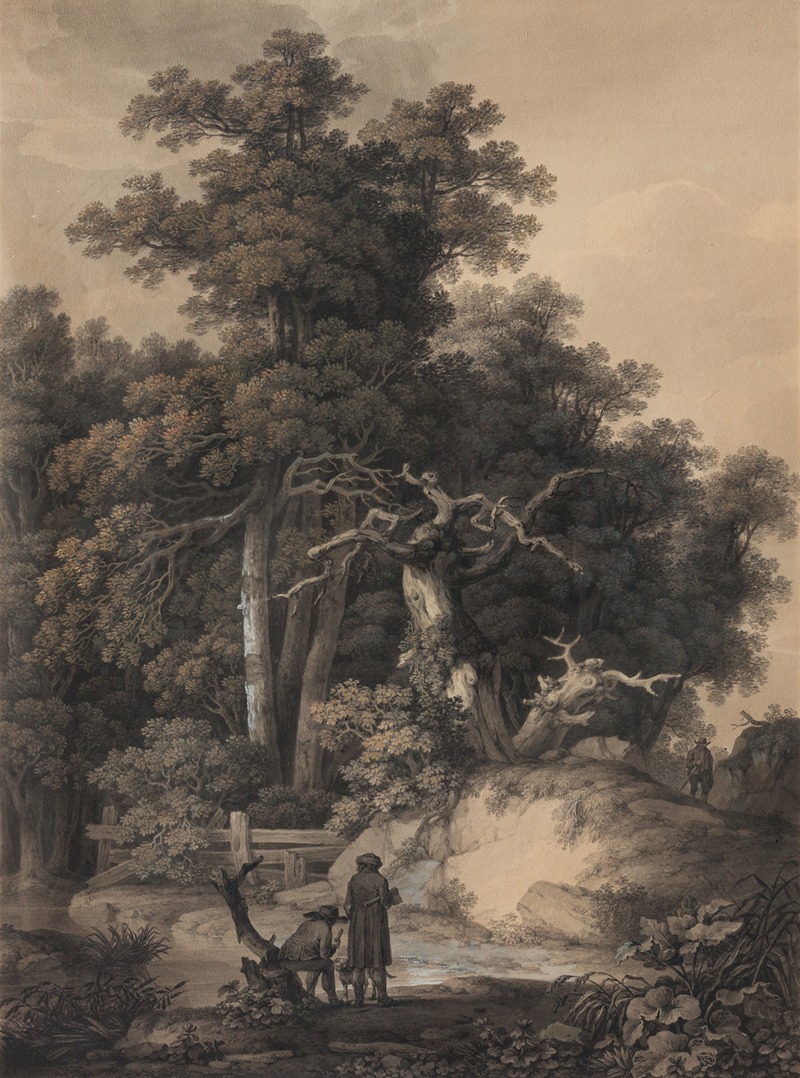 Pahýl stromu by Karel Postl, 1810 — digital art print download