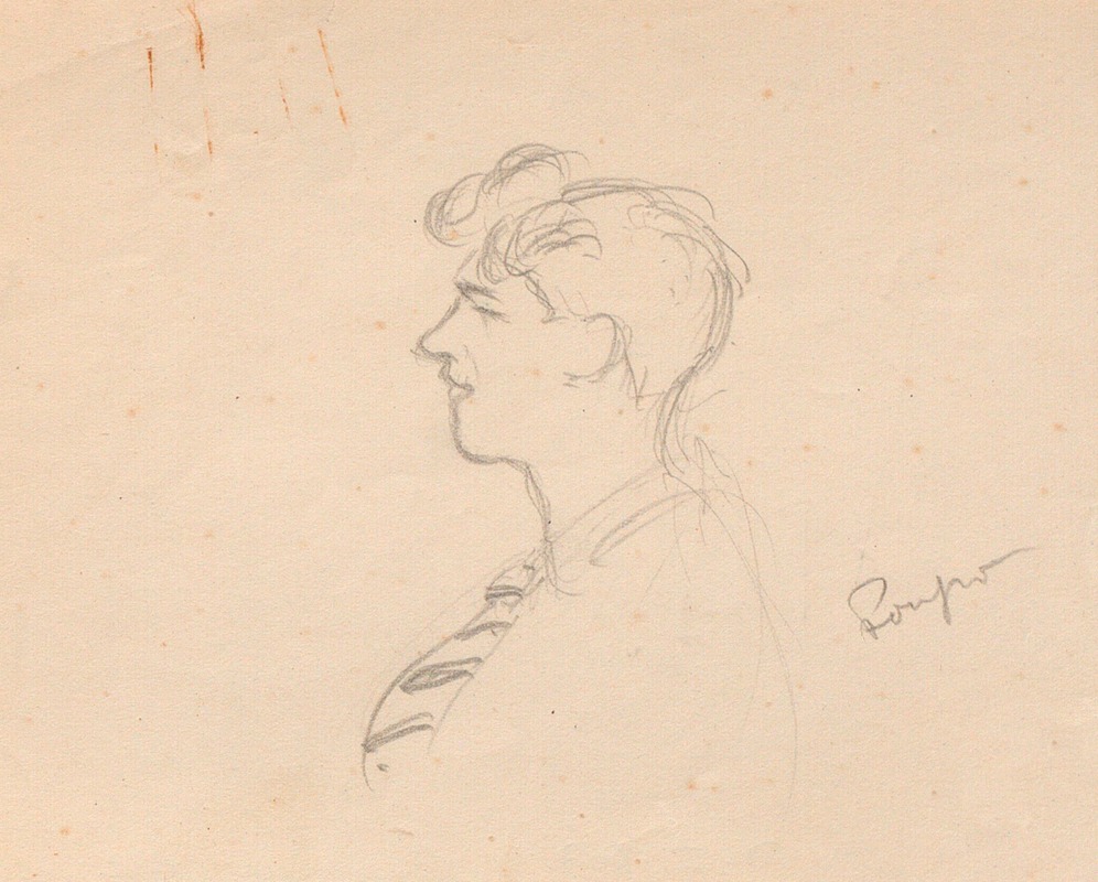 Portrait d'homme by Луи де Флерак, 1908 — digital art print download