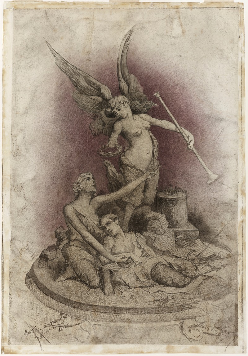 Esquisse pour un monument commémoratif — Louise Gabillot van Parys