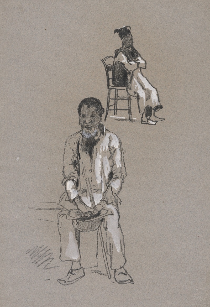 Drawings of Black people Pl.3 — Milton J. Burns
