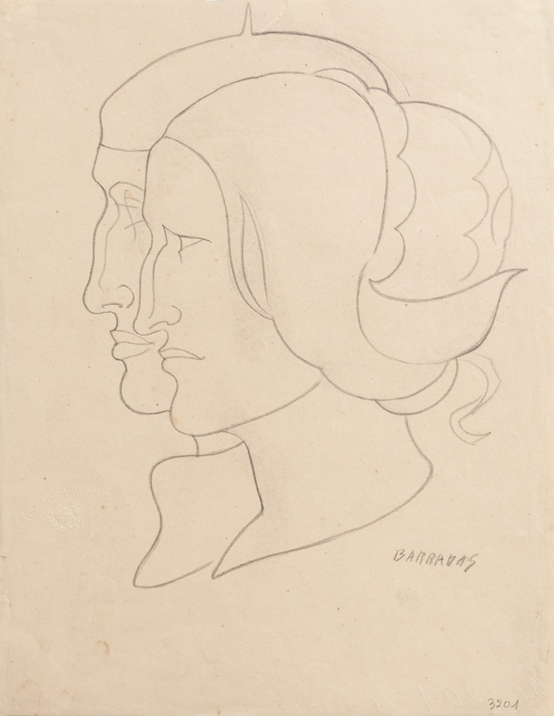 Croquis by Рафаэль Баррадас, 1924-1926 — digital art print download