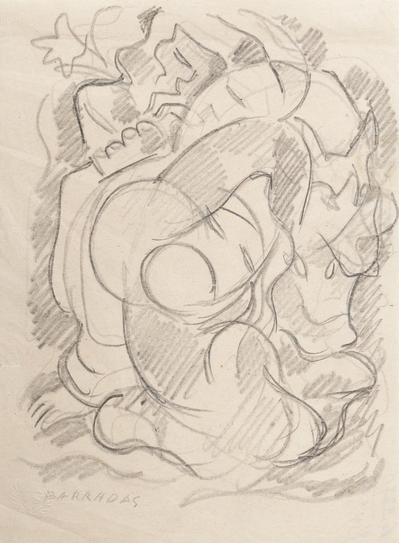 Croquis by Рафаэль Баррадас, 1926-1928 — digital art print download