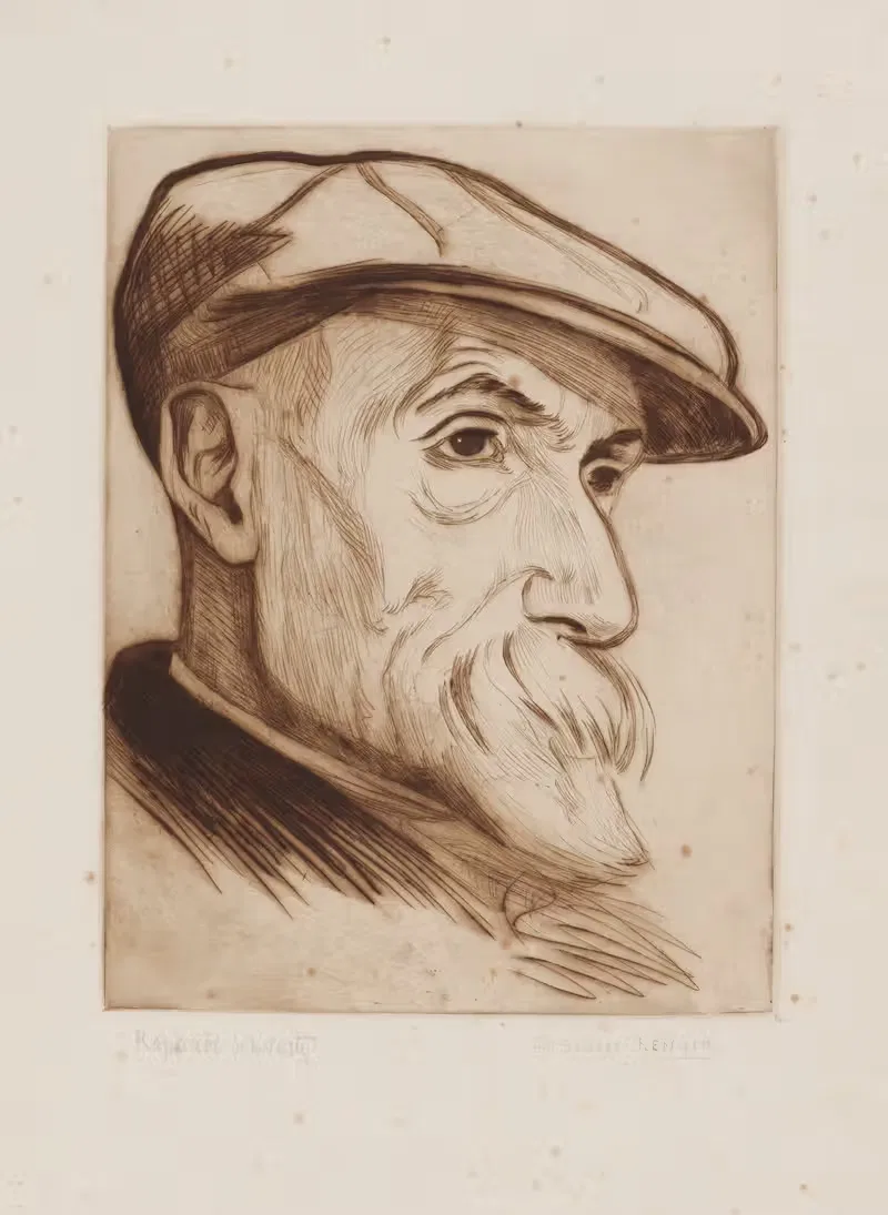 Portrait du peintre Renoir — Raphael Schwartz