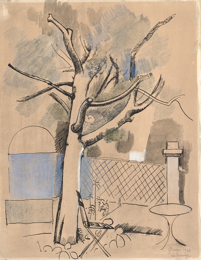 La terrasse de Grasse by Roger de La Fresnaye, 1920 — digital art print download