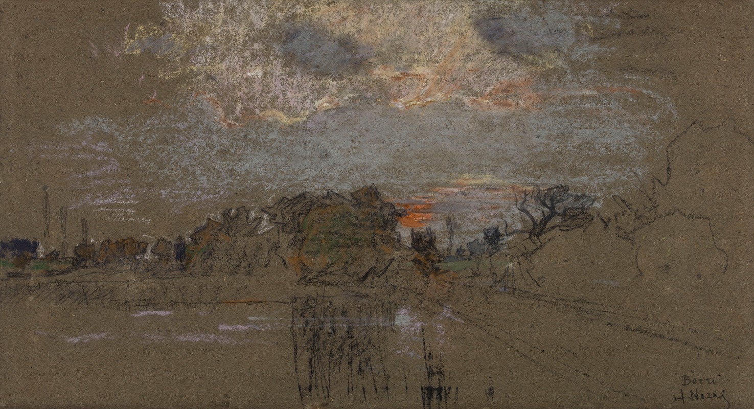 Paysage de la Brenne by Александр Нозаль — digital art print download