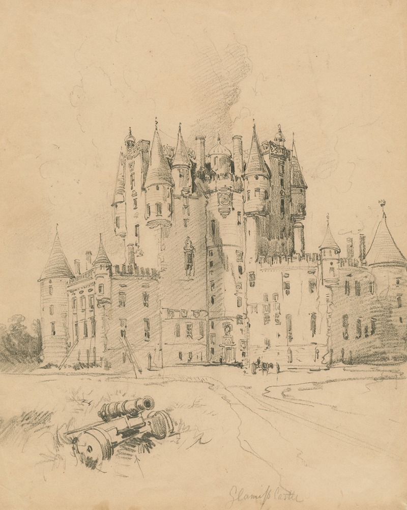 Sketches of Glamis Castle — Anonymous