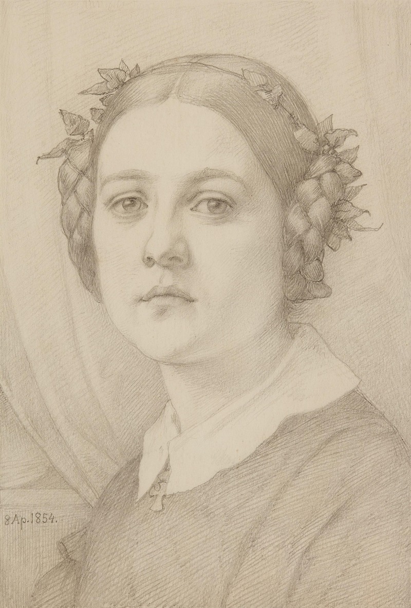 Karoline Steinle, Tochter des Künstlers — Eduard von Steinle