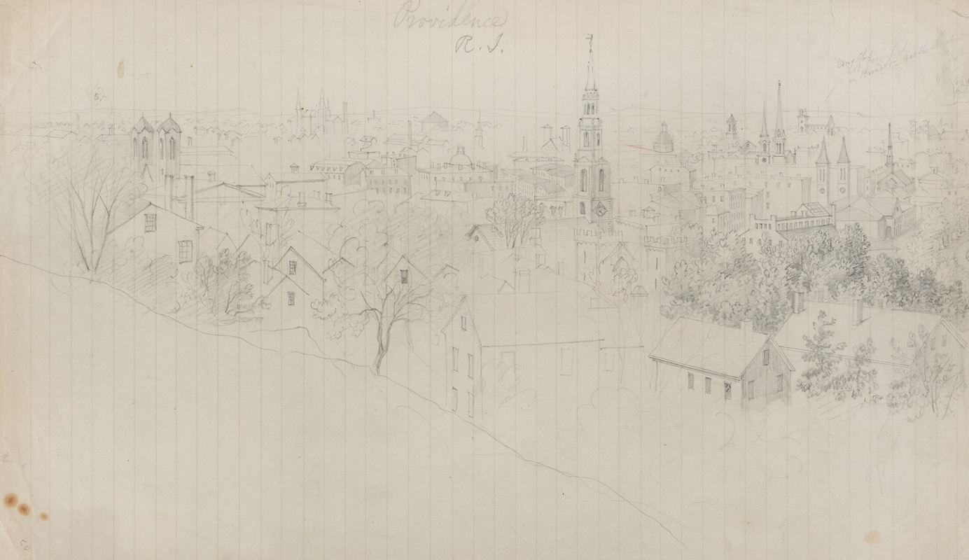 Providence, R.I. by Edwin Whitefield — digital art print download