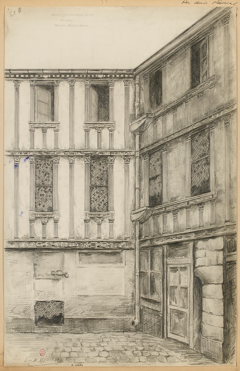 30, rue François Miron. — Эжен де Менорваль