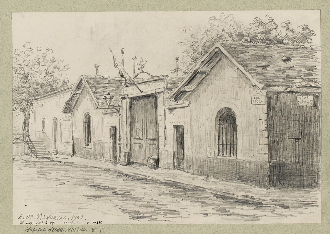 Hôpital Broca, rue Broca — Эжен де Менорваль