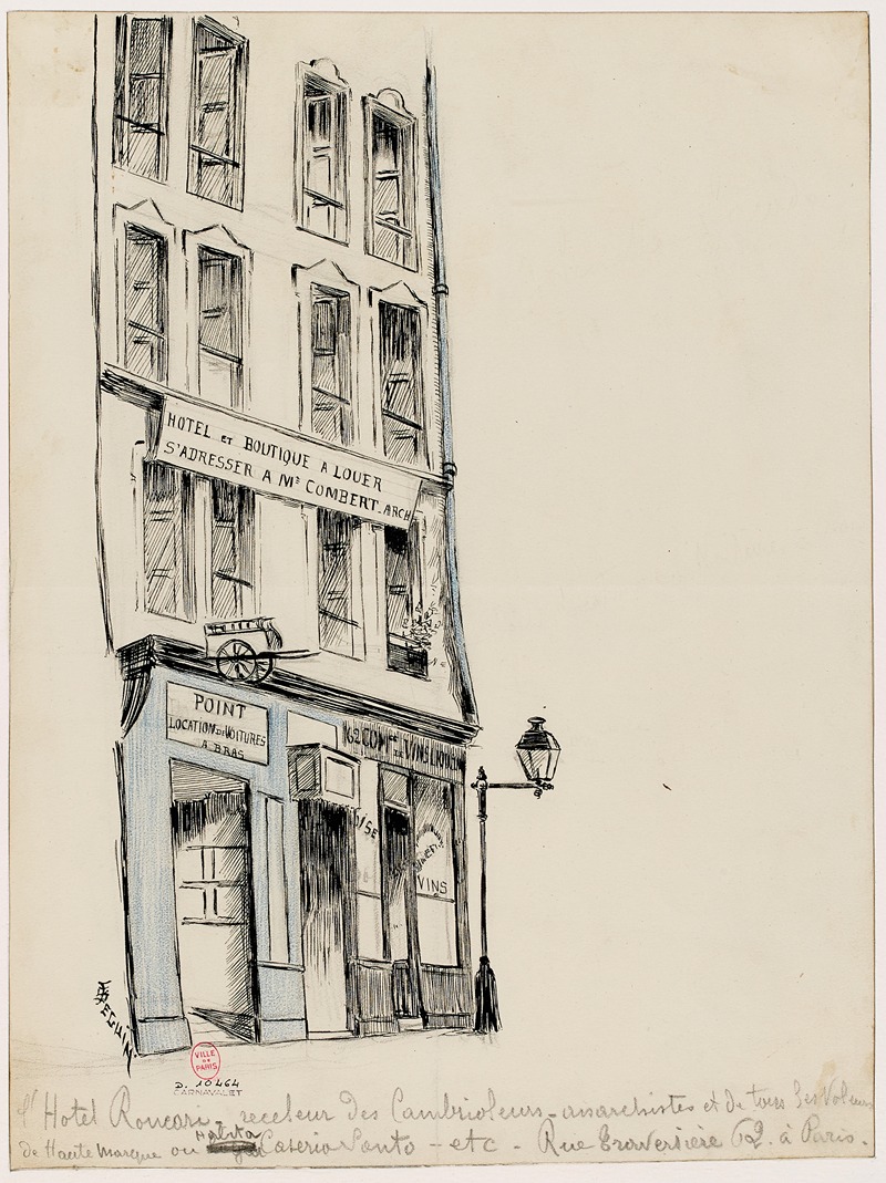 62, rue Traversière by F. Séguin — digital art print download