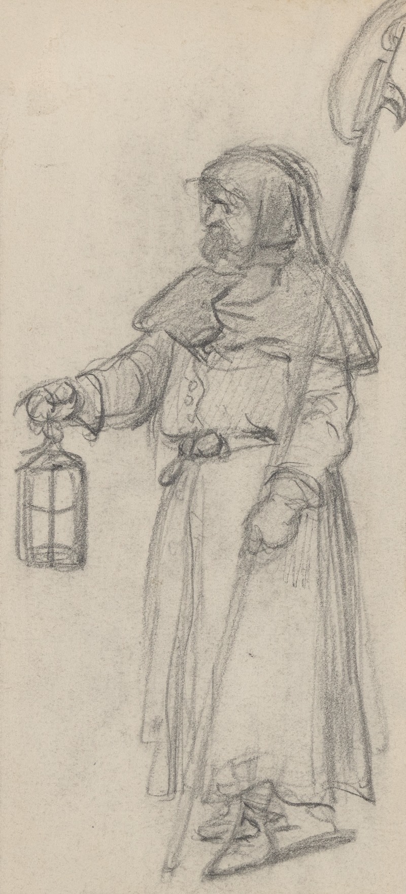 A monk by Феликс Октавиус Карр Дарли — digital art print download