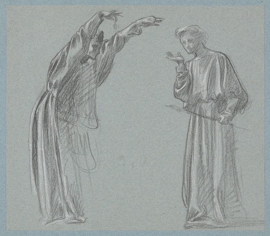 Romola; The peasants' fair. by Фредерик Лейтон, 1880 — digital art print download