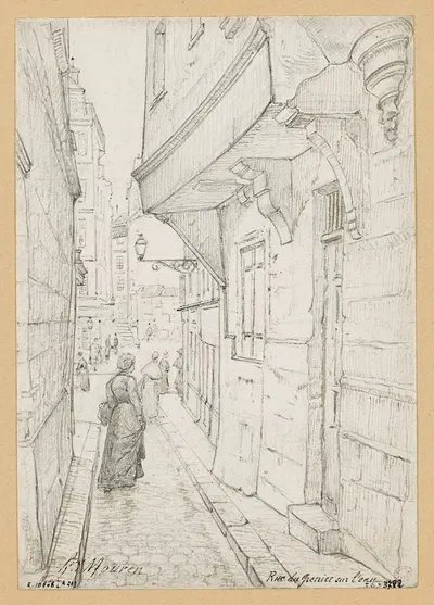 Rue Grenier sur l'eau by Henri Laurent Mouren — digital art print download