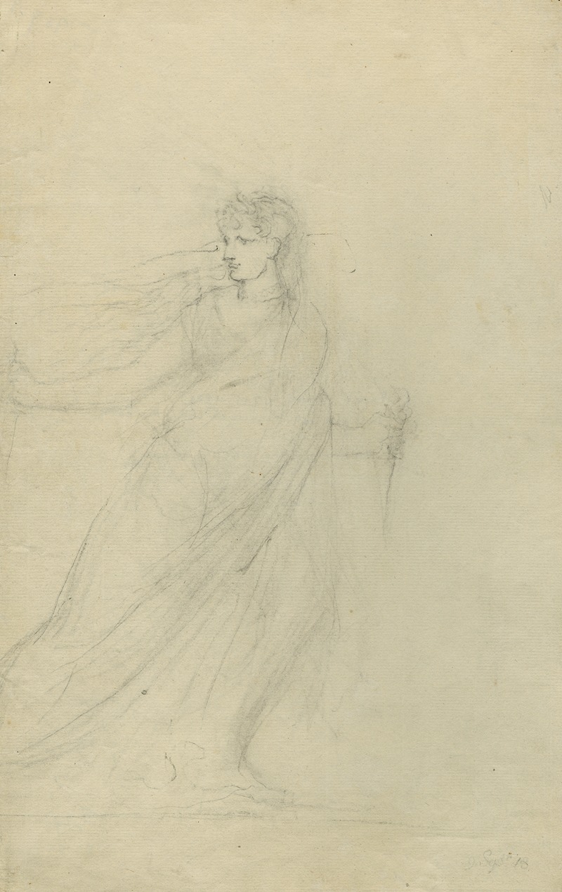 Lady Macbeth with the dagger by Генри Фюссли, 1818 — digital art print download