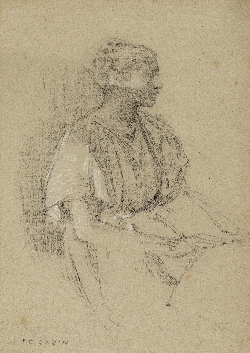 Portrait de femme — Jean Charles Cazin