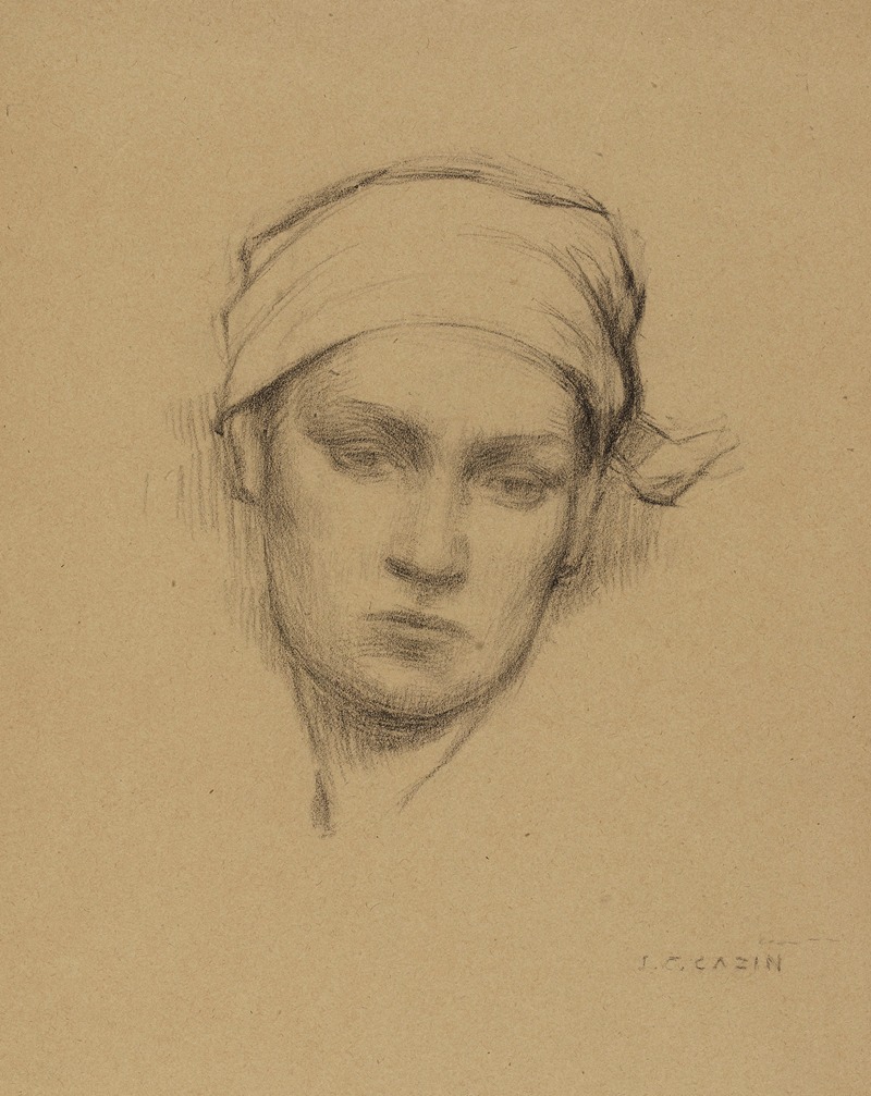 Tête de femme — Jean Charles Cazin