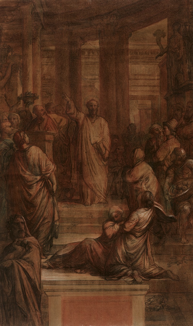Saint Paul à Ephèse by Jean-François Brémond — digital art print download
