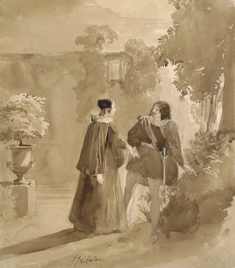 Merchant of Venice, V, 1 — John James Chalon