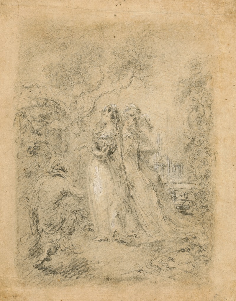 As you like it, Celia and Rosalind. — John Mills