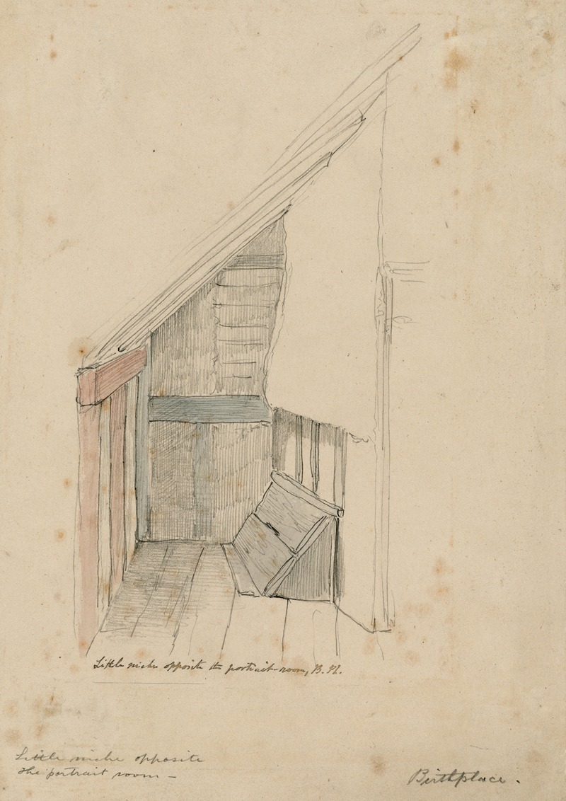 Niche opposite portrait room by John Thomas Blight — digital art print download