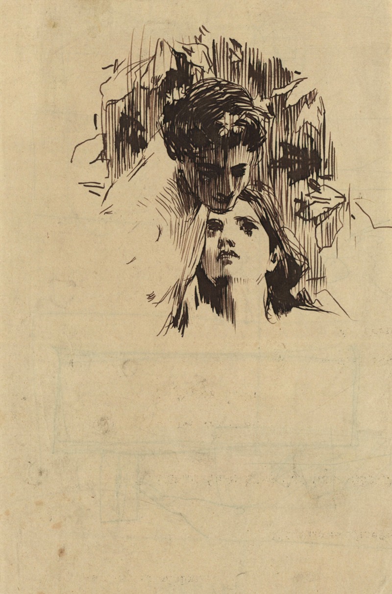 Liebespaar by Коломан Мозер, 1900 — digital art print download