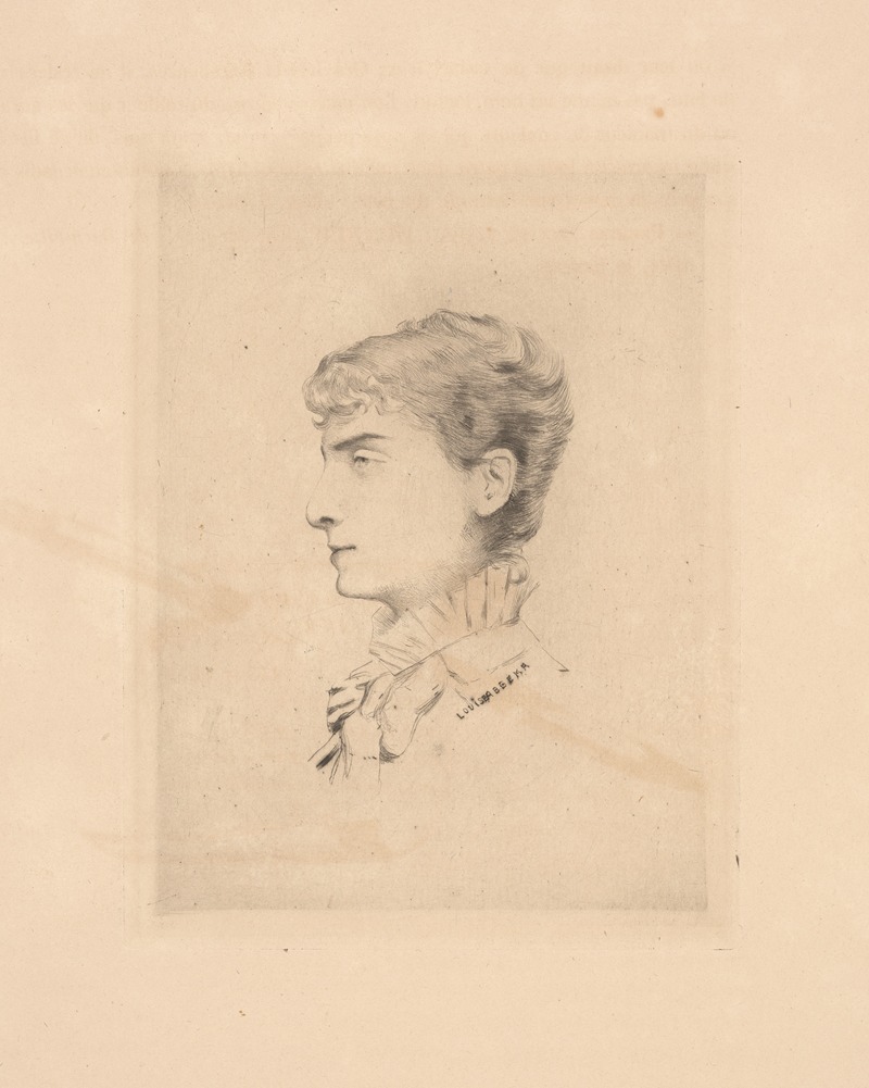 Blanche Barretta by Луиза Аббема, 1879 — digital art print download