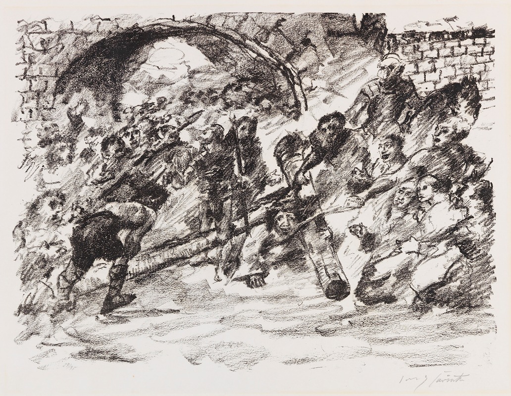 Kreuztragung by Ловис Коринт, 1923 — digital art print download