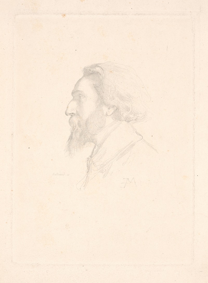 Jean Louis Ernest Meissonier by Lucien Butavand, 1848 — digital art print download
