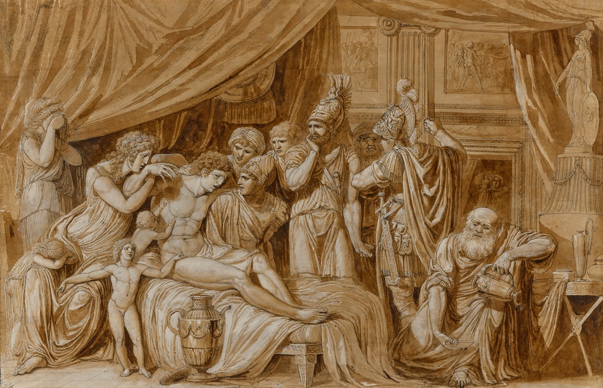 The Death of Germanicus — Luigi Ademollo