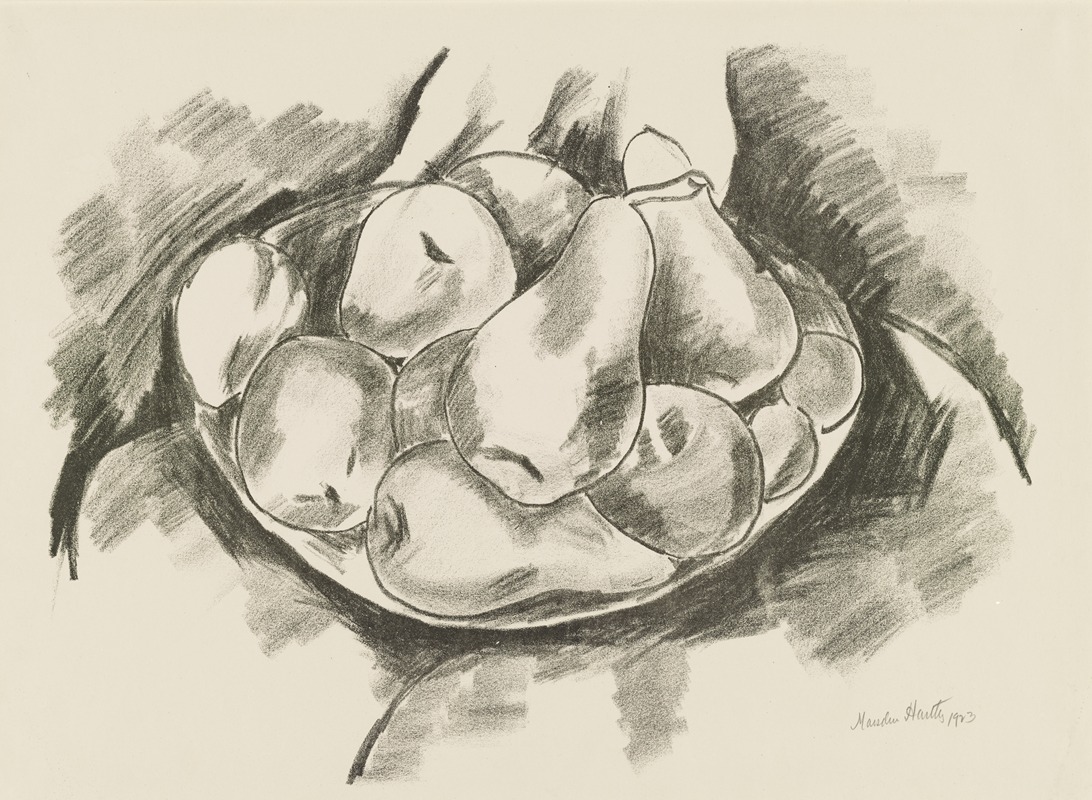 Dish of Apples and Pears — Marsden Hartley