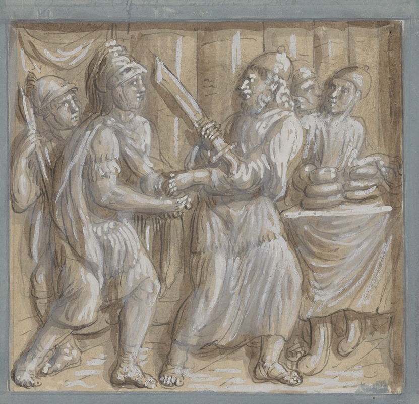 13 drawings after bas reliefs at Florence Pl.02 — Ogden Nicholas Rood